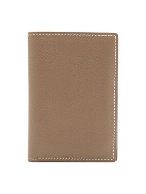 Hermes MC2 Euclid Card Case Business Veau Epsom Etoupe Greige